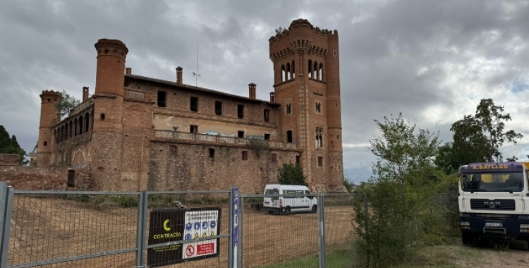 Les obres al Castell de Can Feu ja han començat