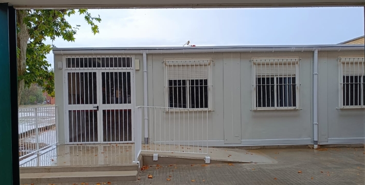 El mòdul prefabricat del Pau Vila | Cedida