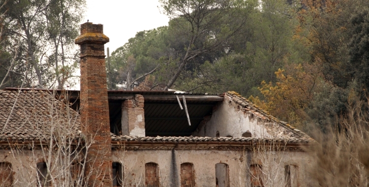 Coberta esfondrada del Molí d'en Mornau