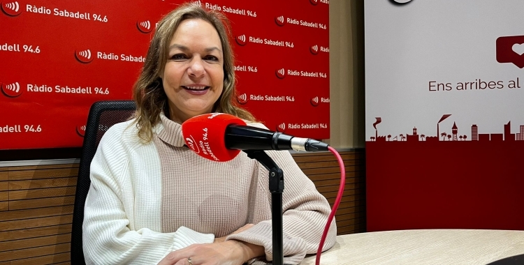 Cuca Santos a RàdioSabadell | Arxiu