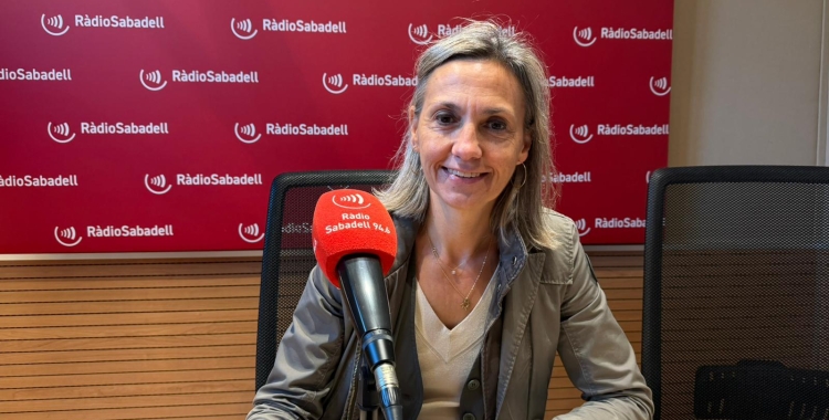 Nàyade Navarro en una entrevista a Ràdio Sabadell | Mireia Sans