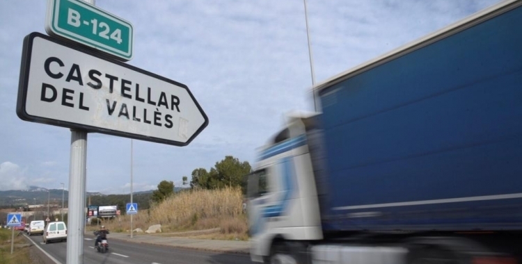 La connexió de la carretera de Castellar amb la B-124 és un dels elements de la Ronda Nord | Roger Benet