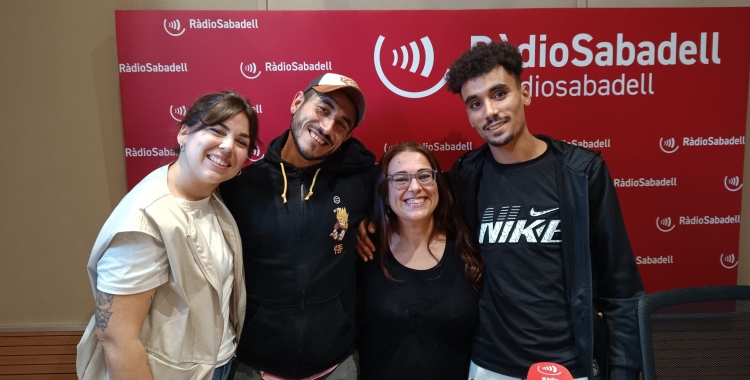 D'esquerra a dreta, Fernàndez, Veron, Elmekaoui i Artigas | RàdioSabadell