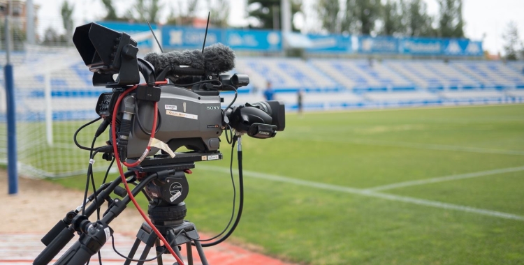 Càmera tv futbol
