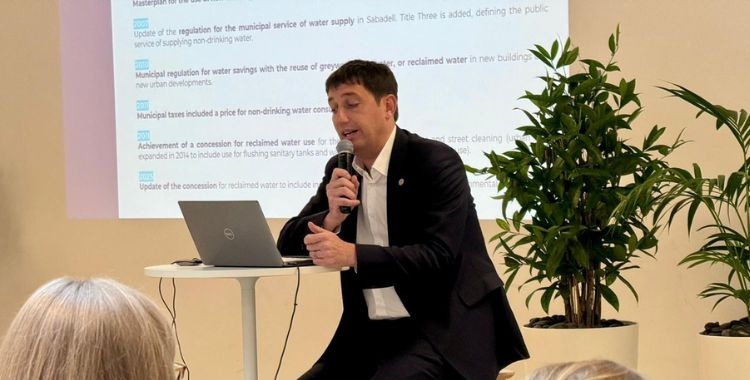 Lluís Jordan aquest matí a Brussel·les | Cedida