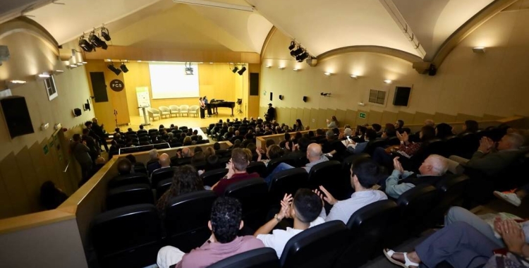 L'Auditori de la Fundació 1859 Caixa Sabadell aquest matí