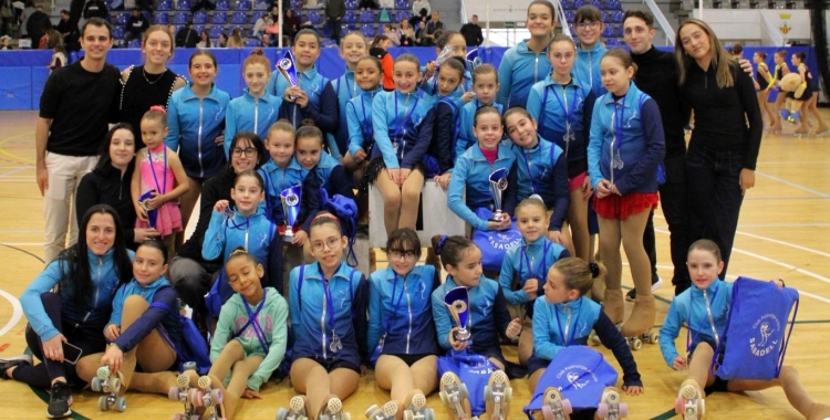Pluja de medalles per a les patinadores sabadellenques | CPA Sabadell