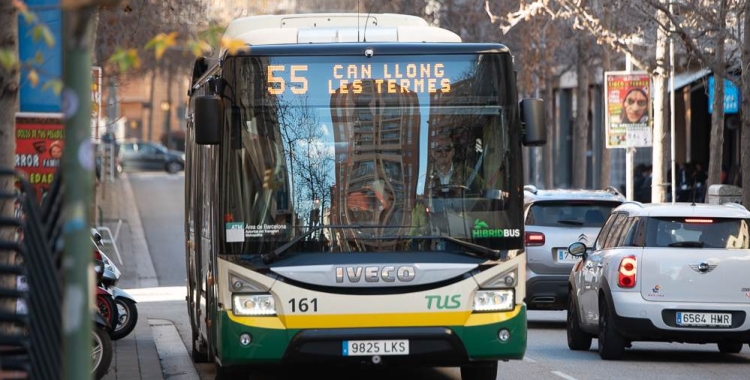 Un autobus a Sabadell