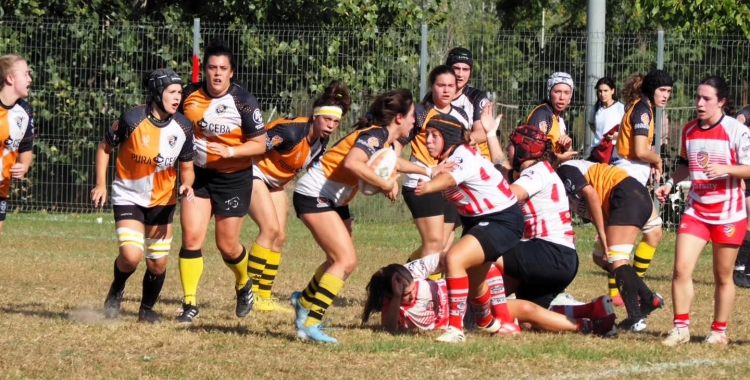 Imatge del duel de la fase prèvia disputat a Manresa | SRC