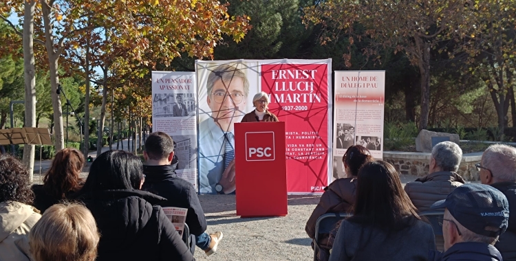 Rosa Maria Puig-serra, presentadora de l'acte | Pere Gallifa (RàdioSabadell)