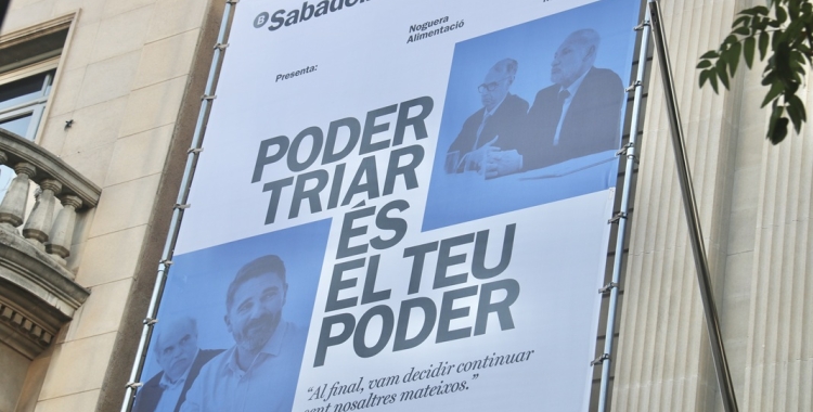 La seu de Banc Sabadell a plaça Sant Roc | ACN