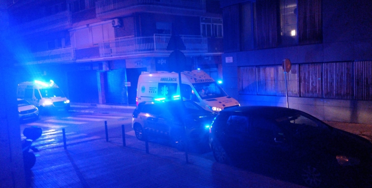 Dotacions de la Policia Municipal i del SEM al lloc dels fets | Cedida