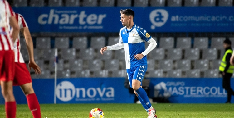 Sergio Cortés en el seu últim partit com arlequinat | Roger Benet