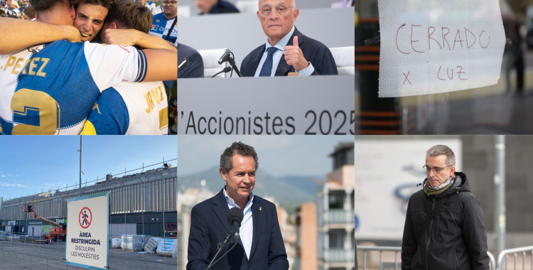 Imatges d'algunes de les notícies que han marcat el 2025