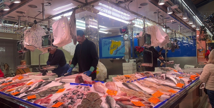 Una parada del Mercat Central | Laura Frias (RàdioSabadell)