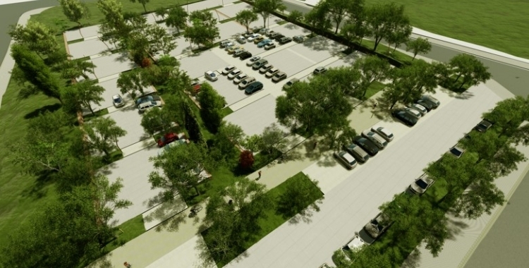 Així quedarà l'aparcament de l'Eix Macià | Arxiu