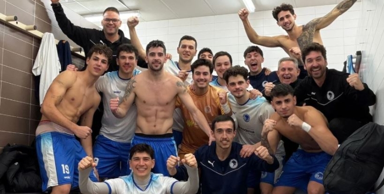 Celebració CN Sabadell futsal