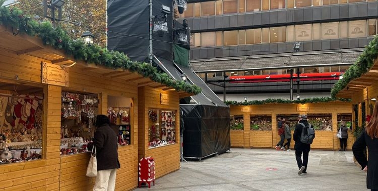 La torre de so de la Fira de Santa Llúcia | Montse Ayuso