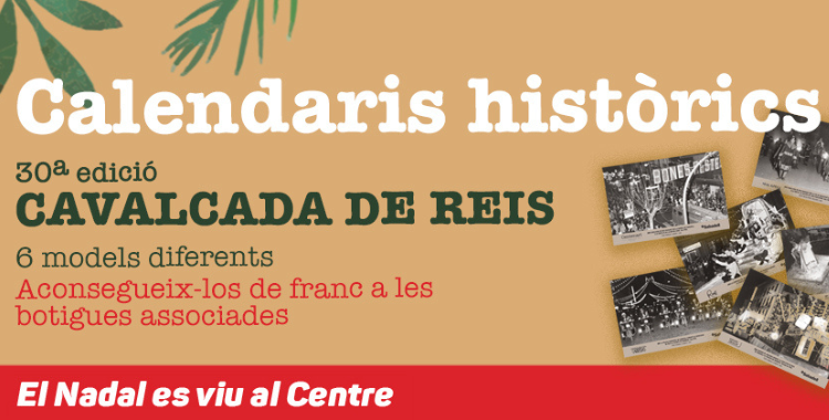 Cartell dels calendaris de Sabadell Comerç Centre | Cedida