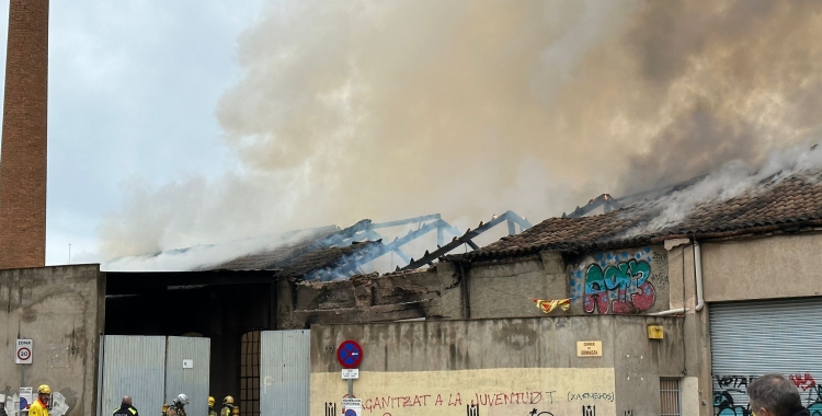 Nau cremada a Covadonga