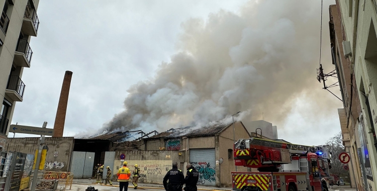 Nau incendiada a Covadonga