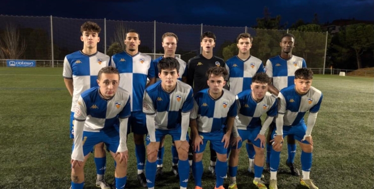 L'onze del Sabadell "B" en el partit davant el Castelldefels | FutBaseCES