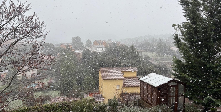 La neu caient a Rellinars | Rosa Perarnau