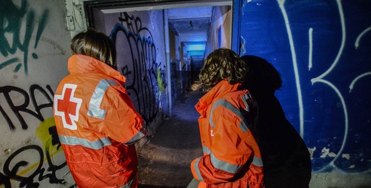 Treballadores de la Creu Roja de Sabadell 