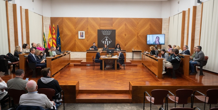 Imatge d'arxiu del Ple Municipal 