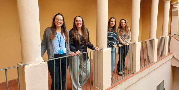 Les quatre investigadores de l'I3PT a RàdioSabadell