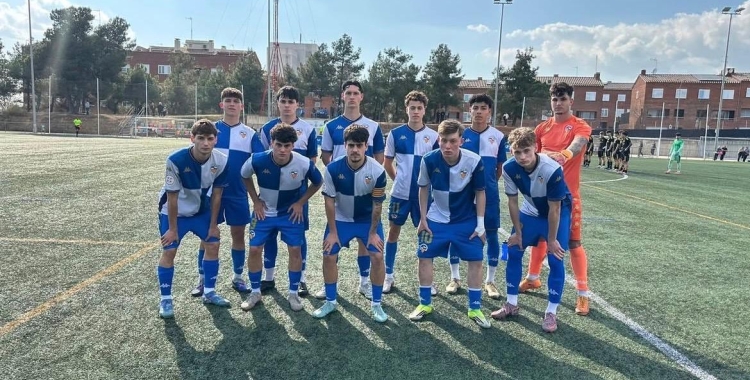 L'onze del CE Sabadell Juvenil en la victòria davant el Real Zaragoza | FutBaseCES