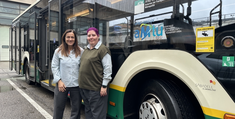 D'esquerra a dreta: Ana Romero i Marta Garza