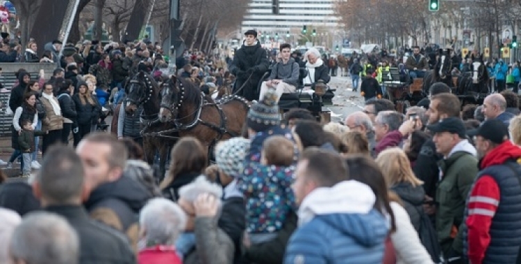 Una imatge de la passada de Sant Antoni de l'any 2024