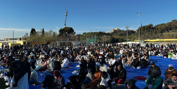 Oració de final del Ramadà a Sant Oleguer | Pere Gallifa