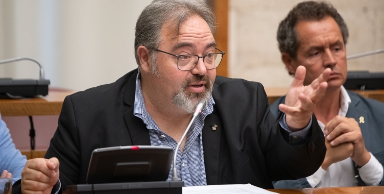 Francesc Baró, al ple, en una imatge d'arxiu | Roger Benet