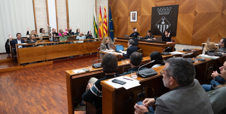 Imatge d'arxiu del Ple Municipal