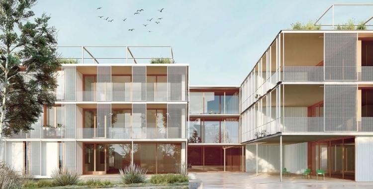 Un render de com ha de ser la Residència | Arxiu