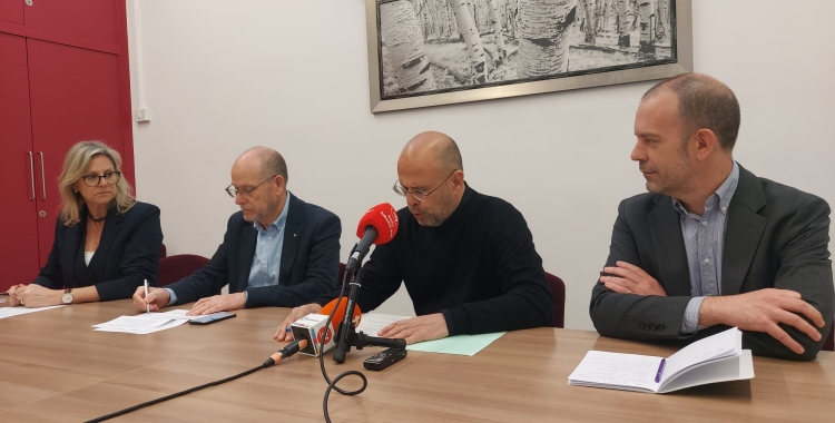 Montse Vilanova, Ramon Alberich, Antonio Rodríguez Galián i Marc Capellades