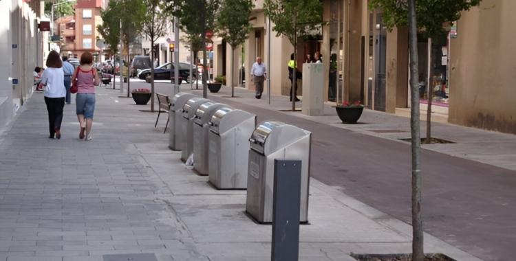 El carrer Montcada, al centre de Castellar | Arxiu