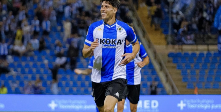 Colomina en un partit d'aquesta temporada al Rico Pérez | HCF