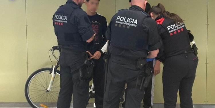 Operació 'Kanpai' a l'estació Sabadell Nord de Rodalies