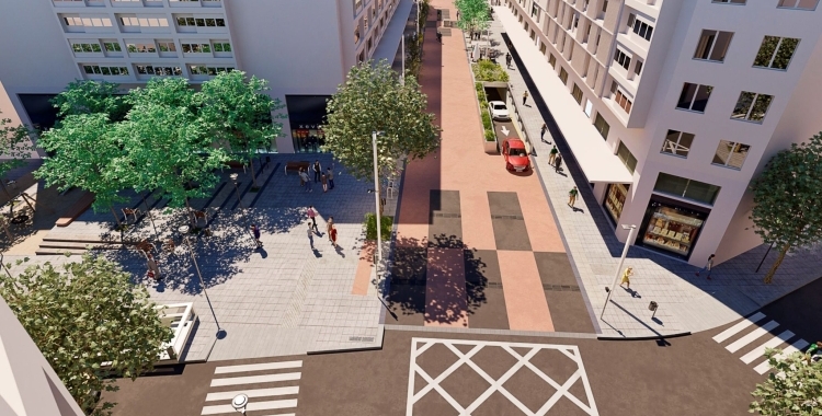 La sortida de l'aparcament del Centre serà pel passeig Manresa