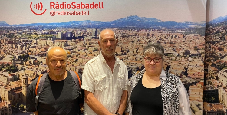 Mariano Molina, Antonio Muela i Pilar Cano, presentant el programa de la festa major a RàdioSabadell | RàdioSabadell