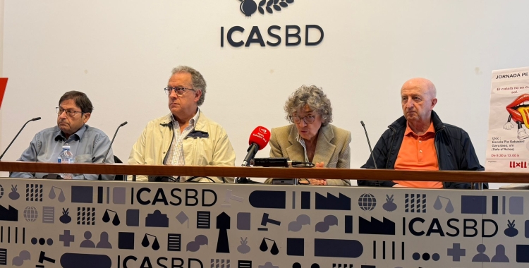 La presentació de la Jornada sobre la llengua | Mireia Sans