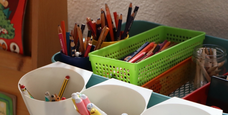 Una aula d'una escola sabadellenca | Júlia Ramon (RàdioSabadell)