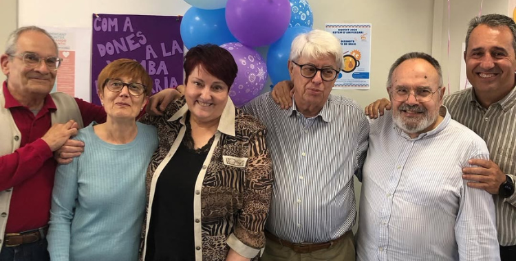 La junta de Salut Mental Sabadell, celebrant els 25 anys de l'entitat | Cedida