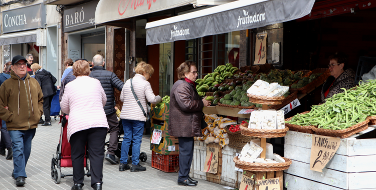 Un comerç de l'avinguda Matadepera | Júlia Ramon (RàdioSabadell)