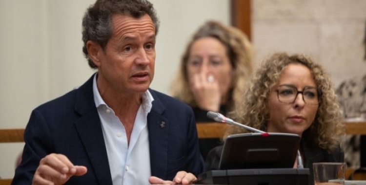 Lluís Matas i Katia Botta al ple | Arxiu