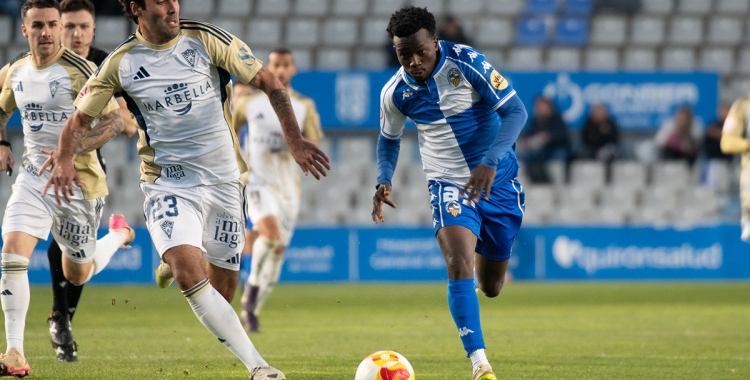 Quadri, en el 5-0 de la primera volta a la Nova Creu Alta | Roger Benet