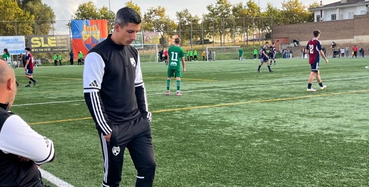 Basagaña dirigint un partit al Joan Murtró aquesta temporada | Adrián Arroyo